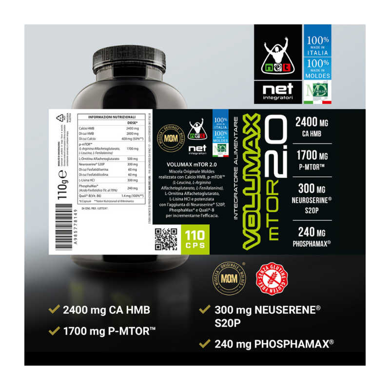 Volumax mTOR 2.0 - Integratore Forza Muscolare