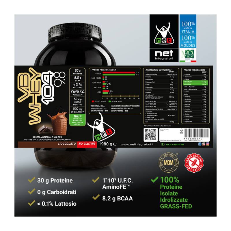 VB WHEY 104 9.8 - Integratore Proteine in Polvere